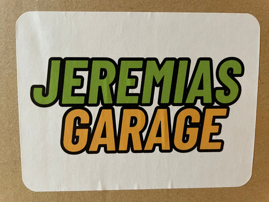 klistermärke Jeremias Garage