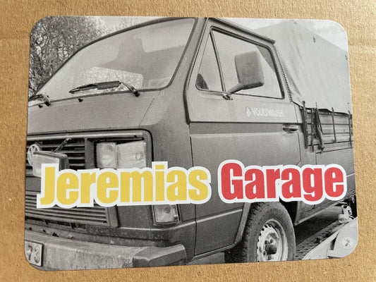 klistermärke jeremias garage pickup