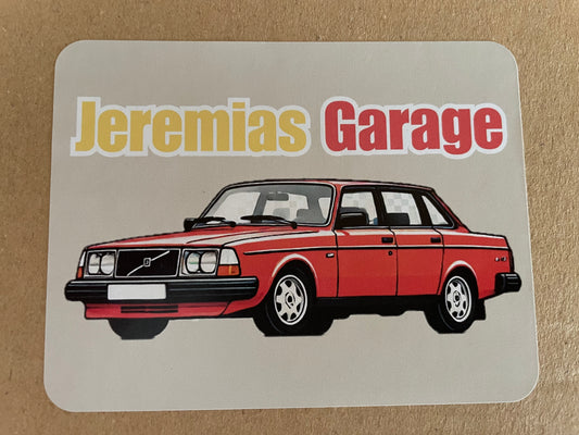 klistermärke jeremias garage 240
